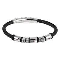 Bracciale Rosso Amante Uomo Mecano in Pelle UBR648GB - UBR648GB